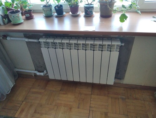 Капремонт системы отопления в доме (с заменой радиаторв)